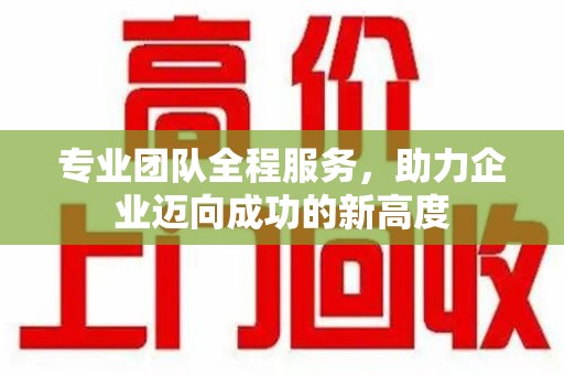 成都专业团队全程服务，助力企业迈向成功的新高度