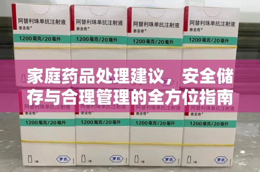 成都家庭药品处理建议，安全储存与合理管理的全方位指南